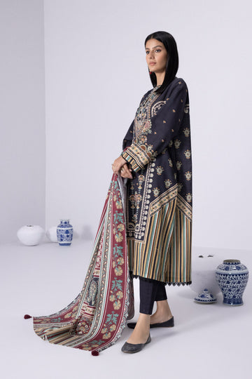Sapphire U3 PP22V8 7 1 S 3 Piece - Printed Khaddar Suit Winter Vol 1 2022 Online Shopping